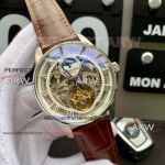 Perfect Replica Rotonde De Cartier 43mm Watch - Fashion Model 316L Steel White Roman Dial Case